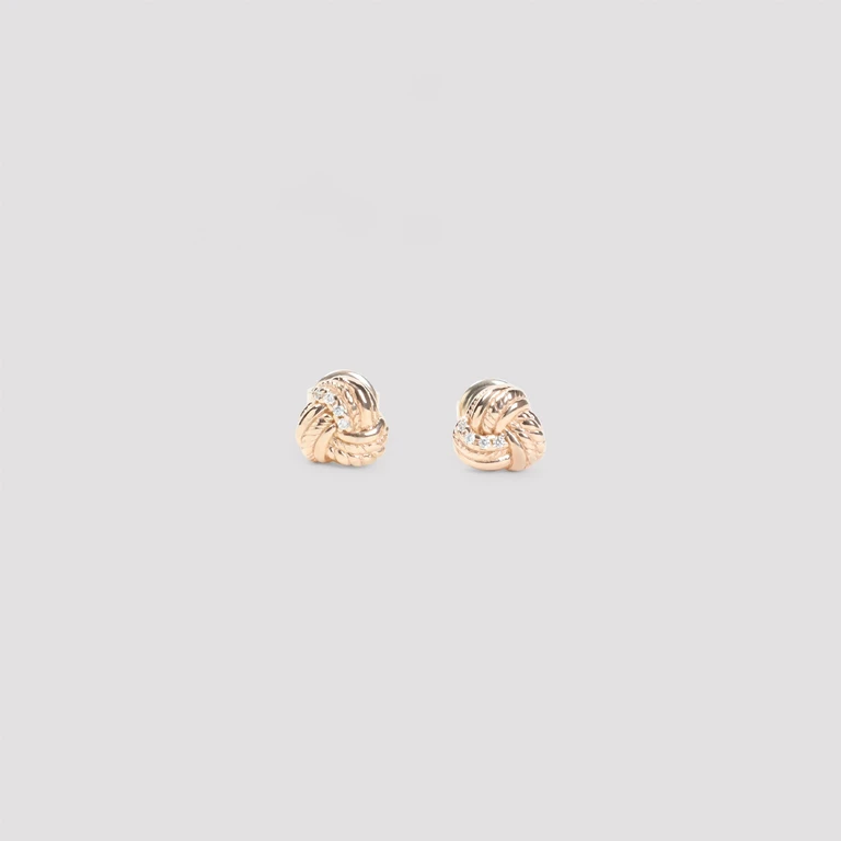 BOTTEGA VENETA - Bottega Veneta Knotted Earrings