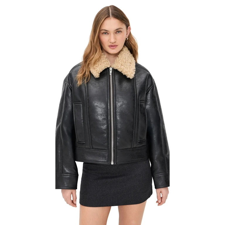 A. l.c. Stevie Faux Leather Jacket