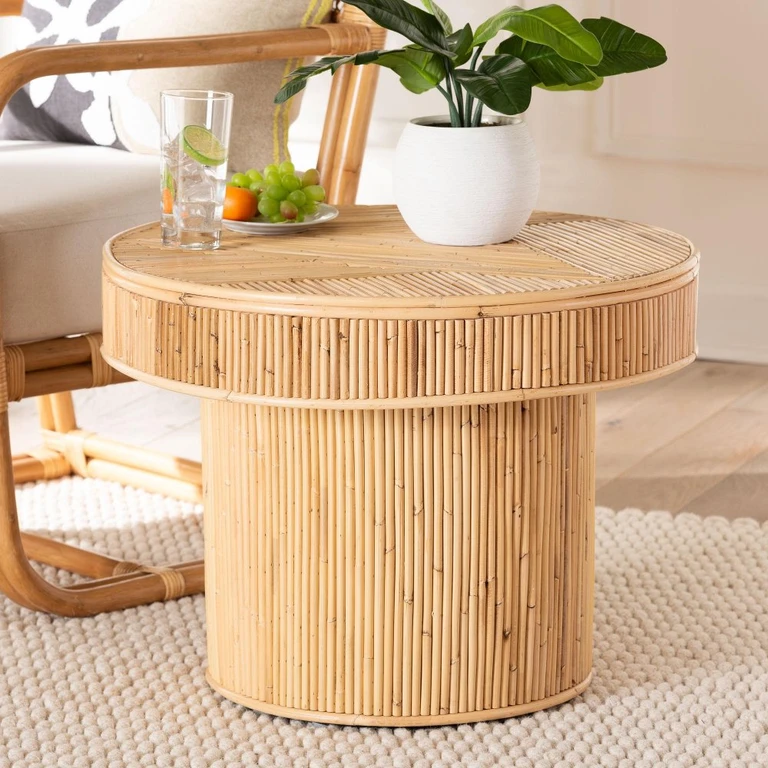 Iryna Light Brown End Table