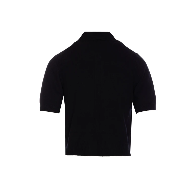 Pinko T-Shirts And Polos Black Wool Cashmere - Women