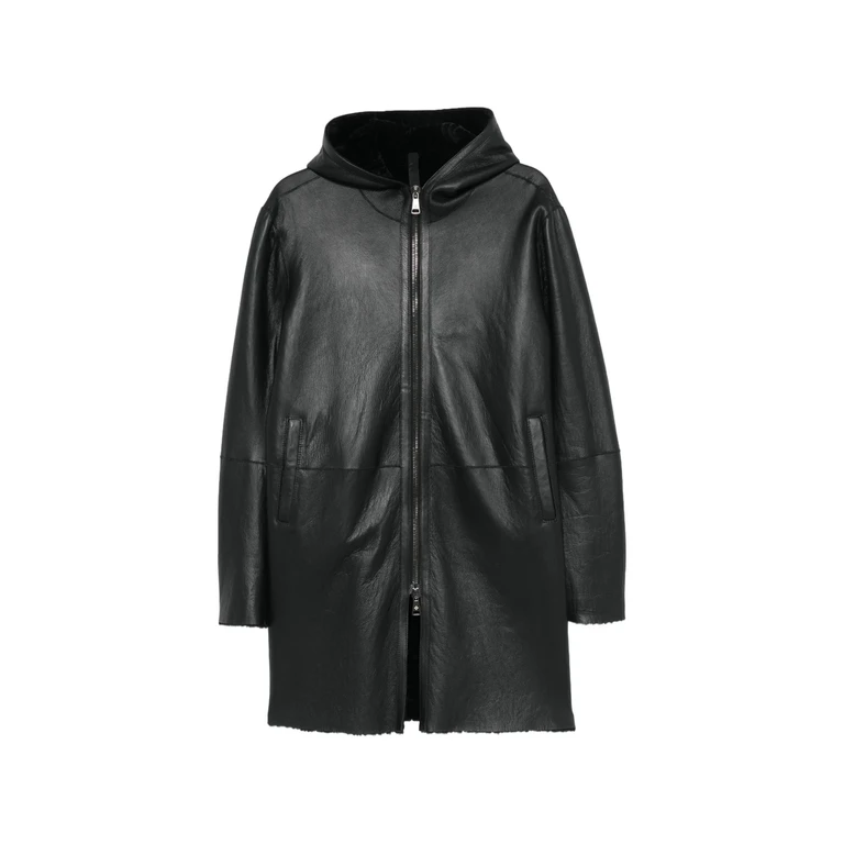 Tagliatore Wilson Hooded Leather Jacket