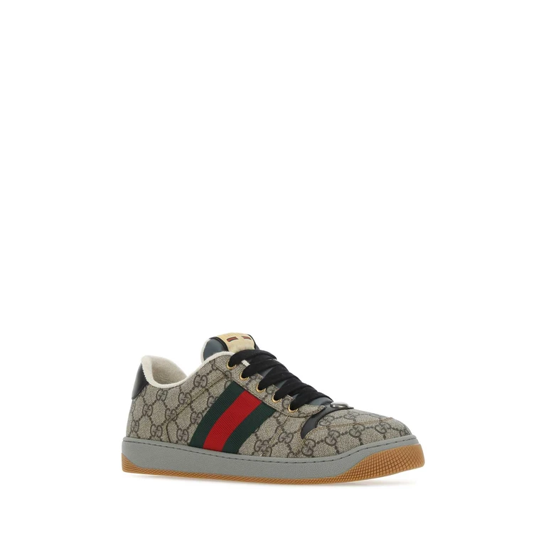 Gucci Gg Supreme Fabric Screener Sneakers 9766 - Men