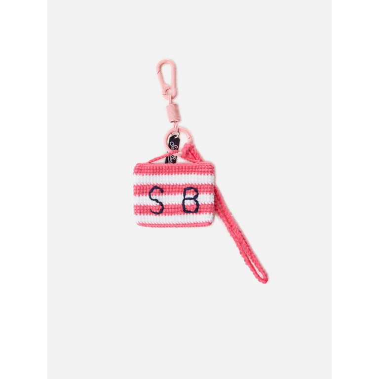 Mc2 Saint Barth Funny Bag Charm With Crochet Sky Small Accessories - Unisex