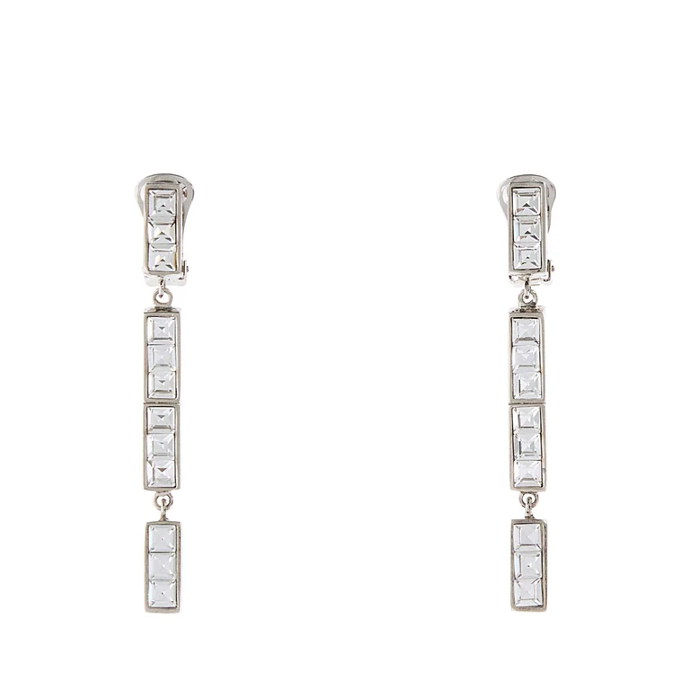 Alessandra Rich Crysilver Earrings