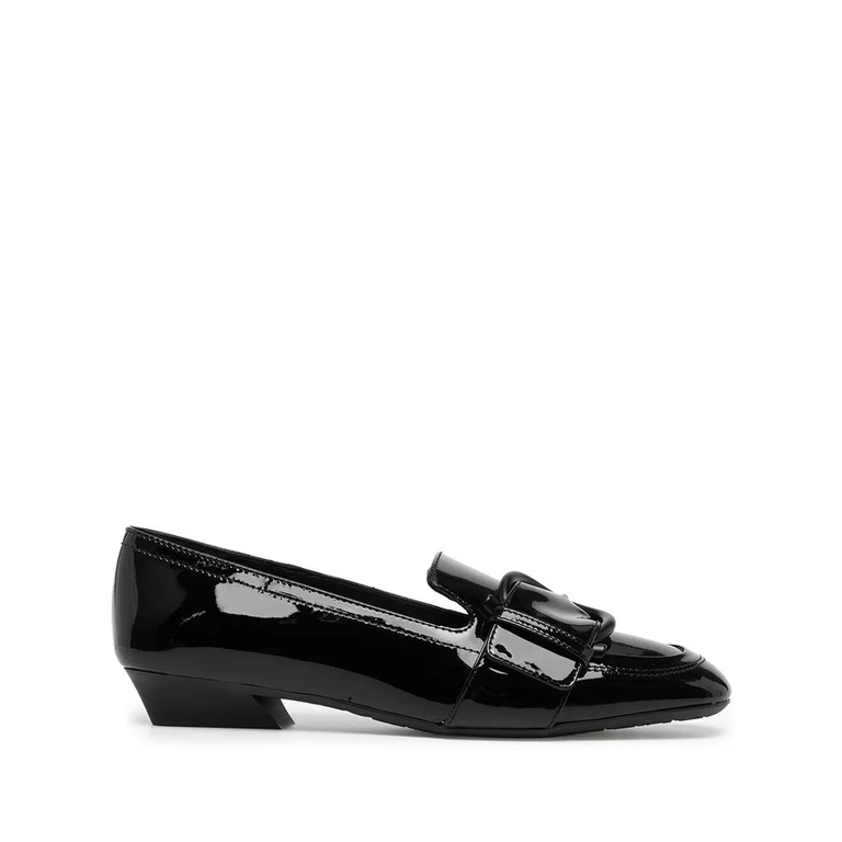 Ferragamo Womens Black Loafer Loafers
