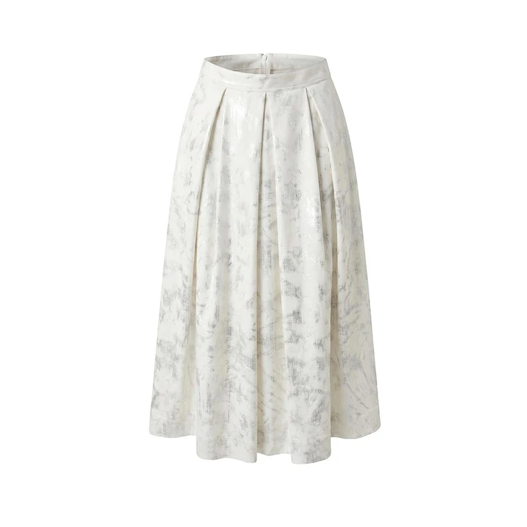 Lunatica Milano Jupe Midi - Blanc