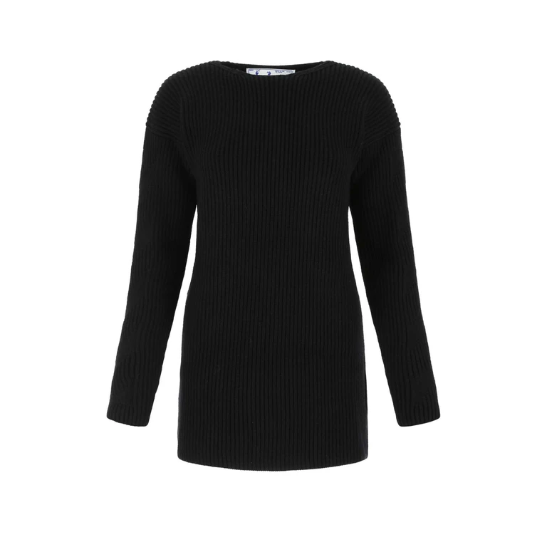 Off-White Owhe067f21kni001 1000 Exterior: Virgin Wool Maglieria