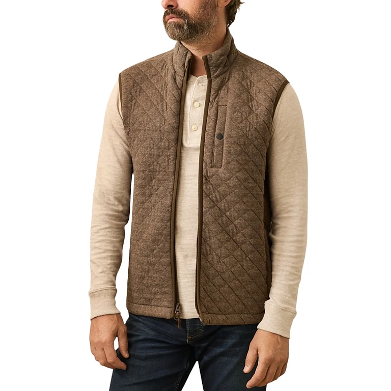 Faherty Epic Quilted Fleece Vest
