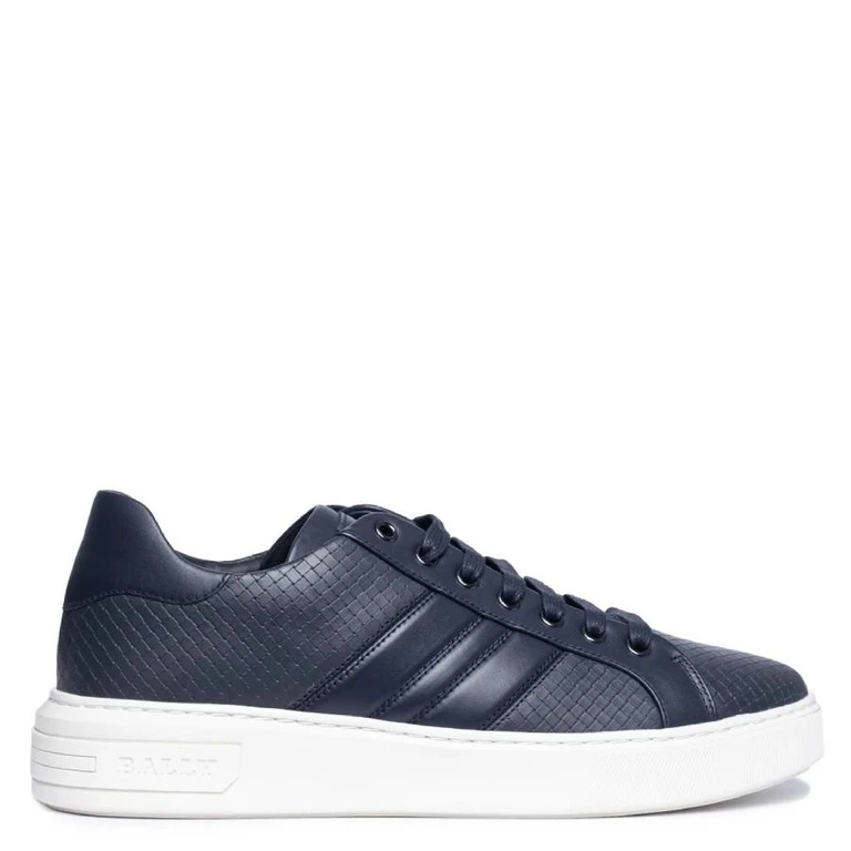 Bally Mirty Leather Low-Top Sneakers