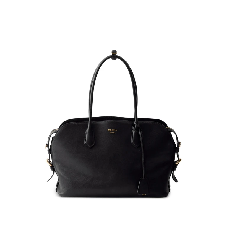 Prada Large Leather Tote Bag