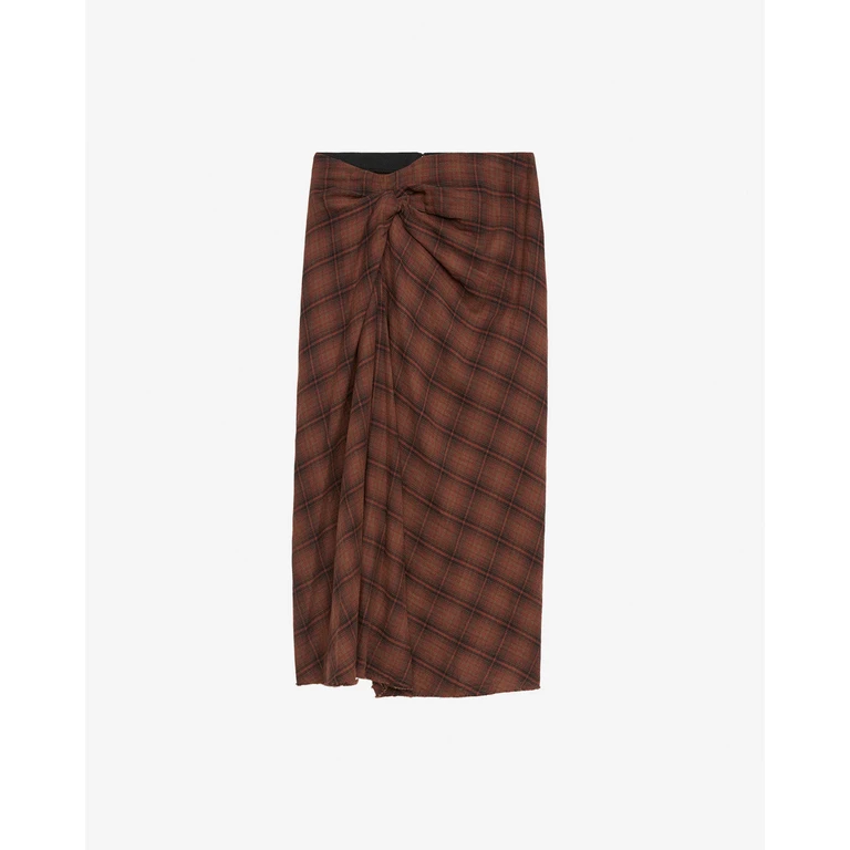 Jupe Nicole - Femme - Foncé Bronze - Taille36 - Marant Étoile