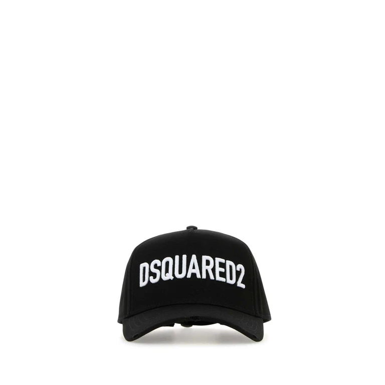 Dsquared2 Bcm066005c00001 M063 Blackwhite Exterior: Cotton Cappelli
