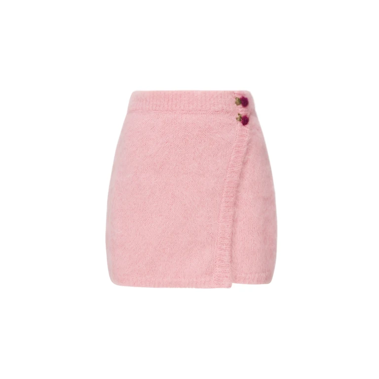 Alessandra Rich Mini Jupe - Couleur Chair