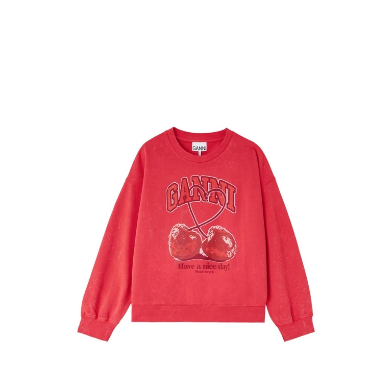 Ganni Sweaters Red - Women