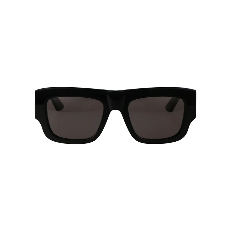 Alexander McQueen Am0449s 001 Black Grey Acetate Sunglasses - Men