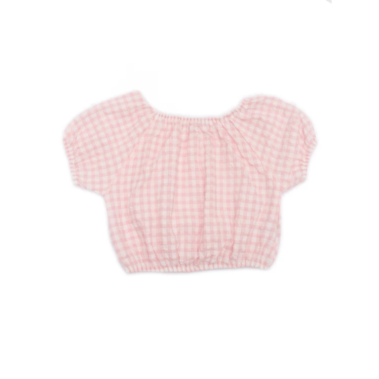 Magil VICHY CROPPED TOP Pink