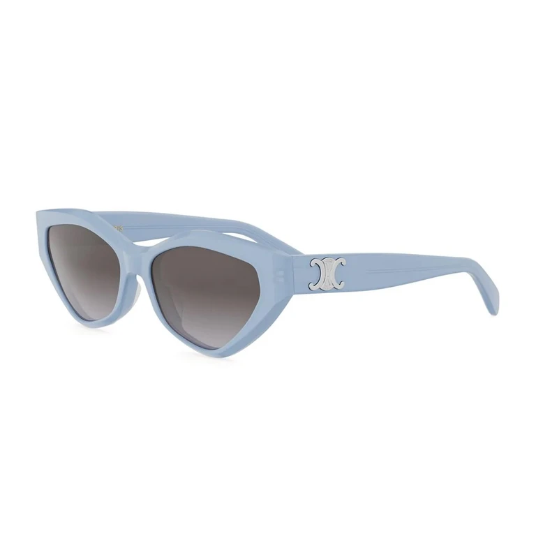Celine Triomphe Smoke Gradient Cat Eye Ladies Sunglasses CL40323U 84B 56