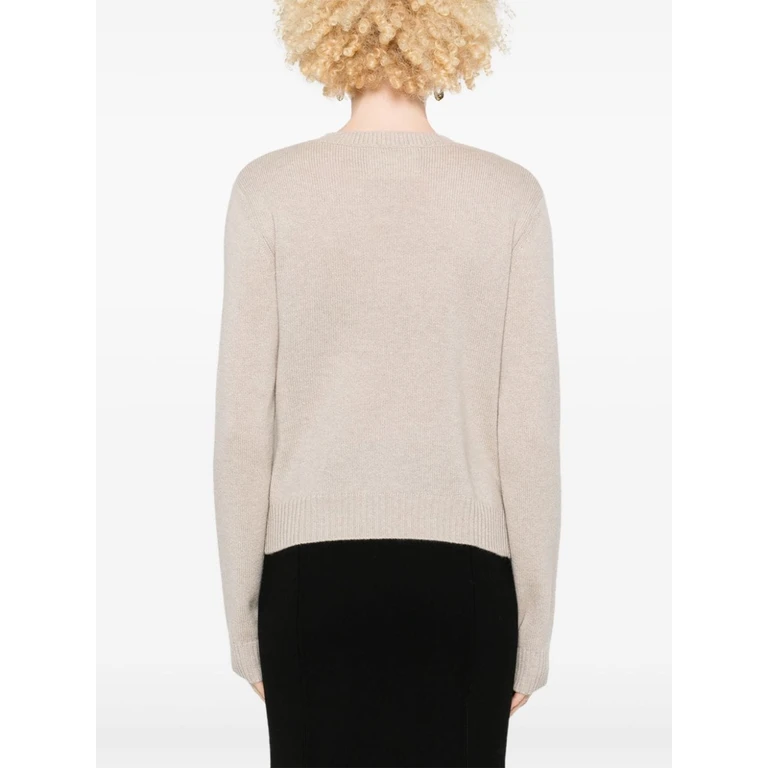 Lisa Yang Sweaters Beige Knitted Cashmere - Women