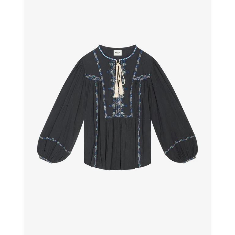 Haut Silekia - Femme - Noir - Taille36 - Marant Étoile