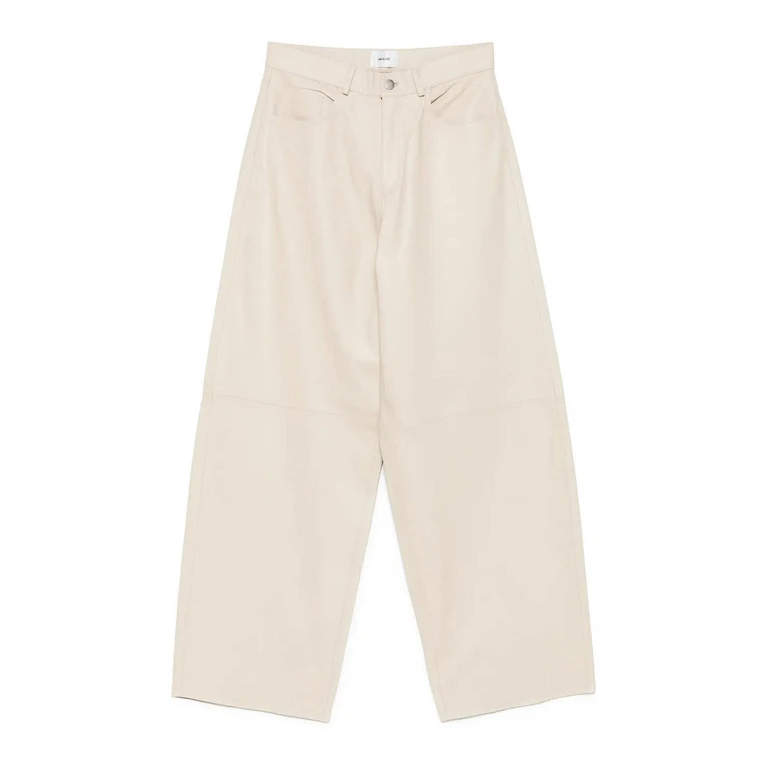 Haikure Bethany Ivory Leather Pants