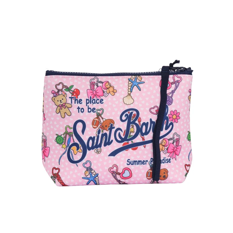 Mc2 Saint Barth Aline-Charms Party 21 Pink Sbr Polyester Handbag