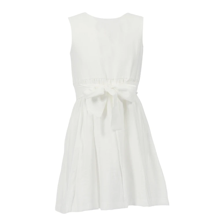 Magil Viscose dress with belt White