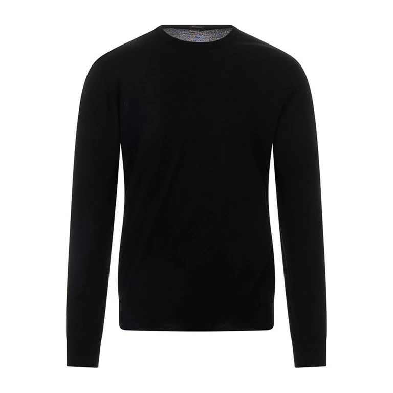 Kiton Pull Col Rond - Noir