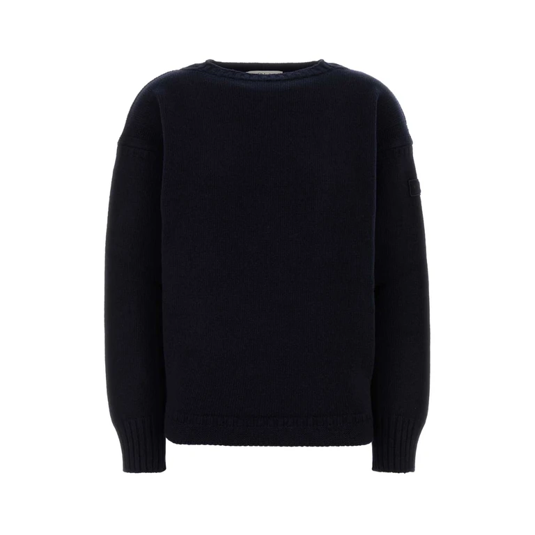 Chloé Dark Blue Wool Blend Sweater