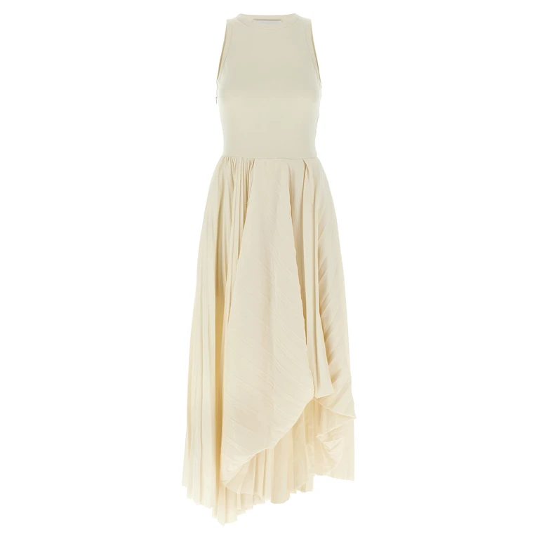 Alexander McQueen White Cotton Long Dress - Women