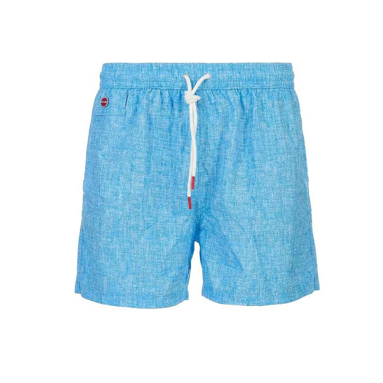 Kiton Short De Bain - Bleu