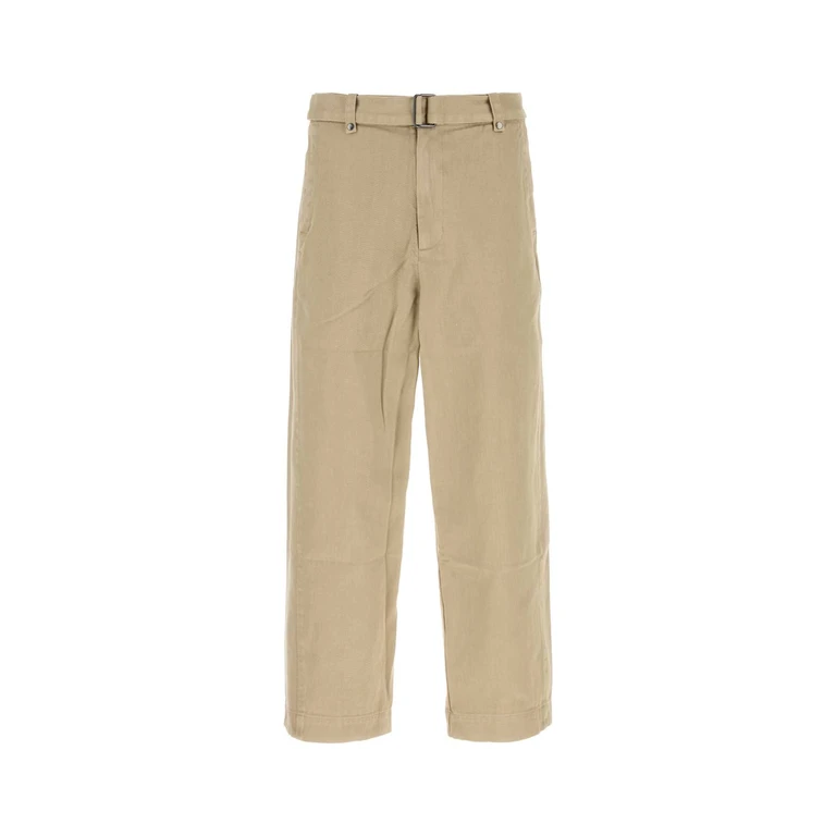 Entire Studios Beige Cotton Gully Pant Exterior: Pantaloni - Men