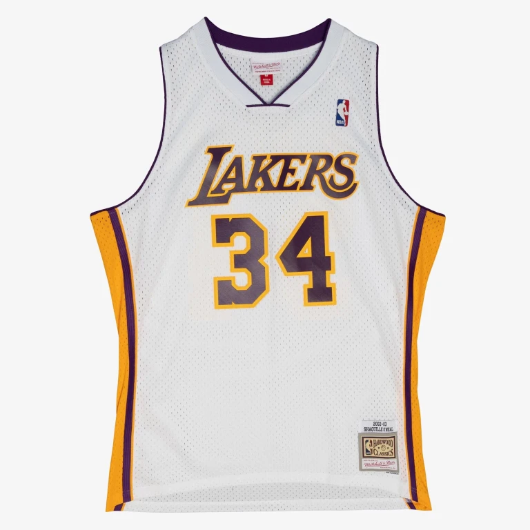Men's NBA Alternate Jersey Lakers 2002 Shaquille O'Neal Jerseys