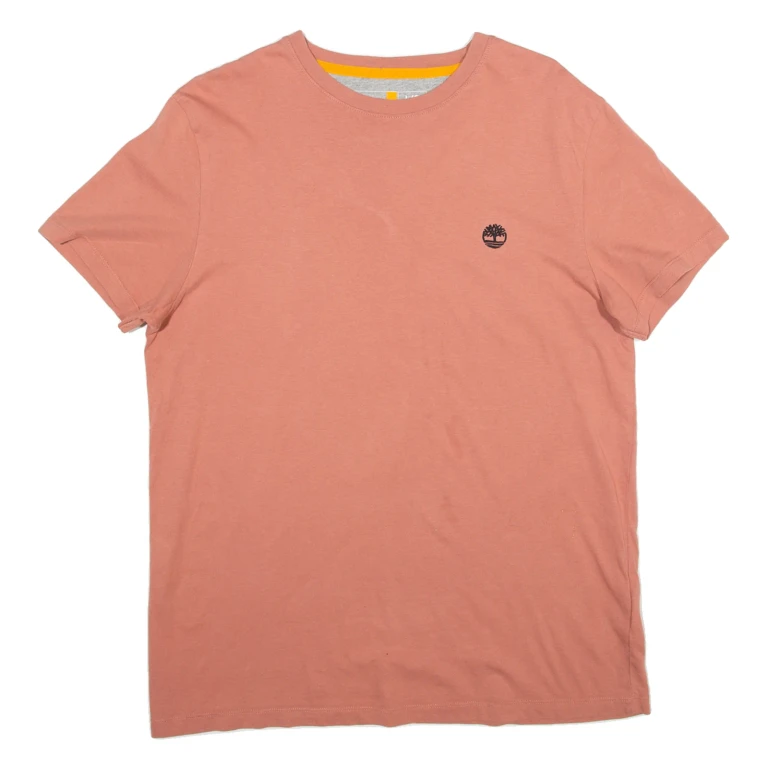 TIMBERLAND Slim Fit Womens T-Shirt Pink L