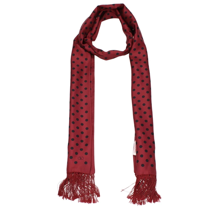 Valentino Garavani Red Silk Foulard Accessory - Men