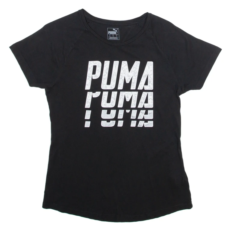 PUMA Womens T-Shirt Black M (NN1-200924-14794)