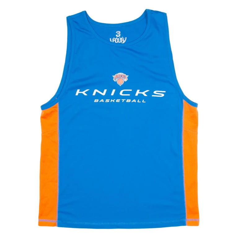 KNICKS BASKETBALL Mens Jersey Blue Sleeveless M