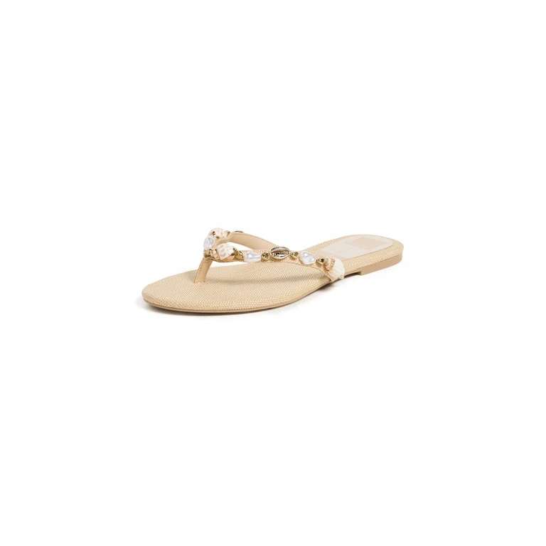 Dolce Vita Kysha Sandals Natural Raffia 9