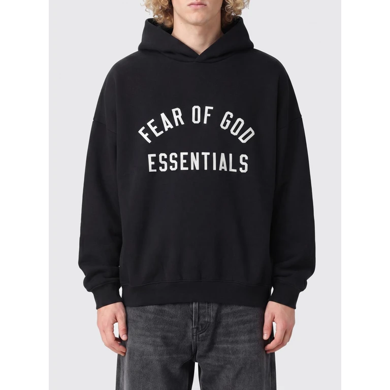 Cotton-Blend Hoodie with Contrast Logo (192AS266991FVB)