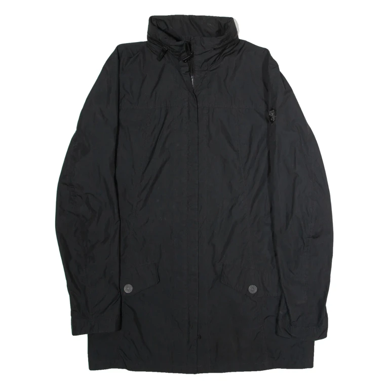 BOGNER Womens Rain Jacket Black Hooded UK 12