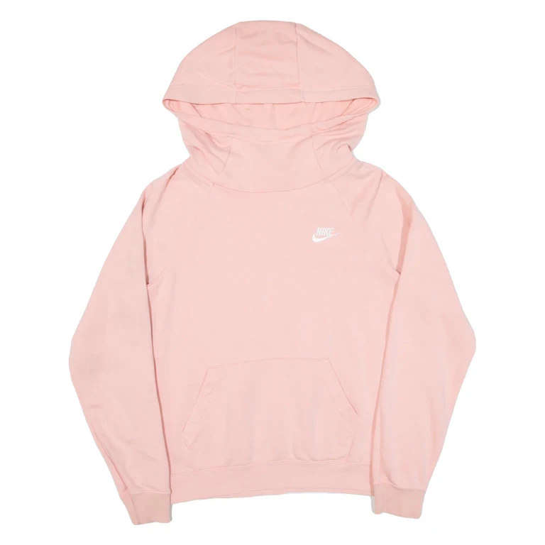 NIKE Womens Pink Hoodie M