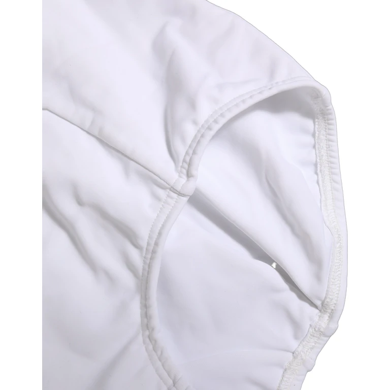 Dolce & Gabbana White Logo Waistband Coulotte Panty Underwear Nylon Elastane Clothing - Women