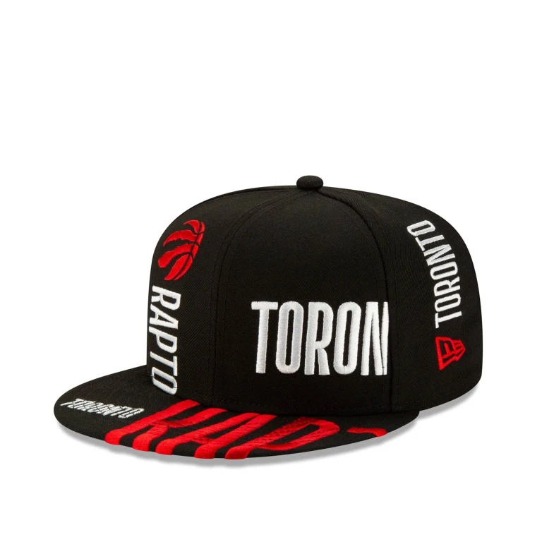 Men's Toronto Raptors - Black Tipoff Series 950 Snapback Hats