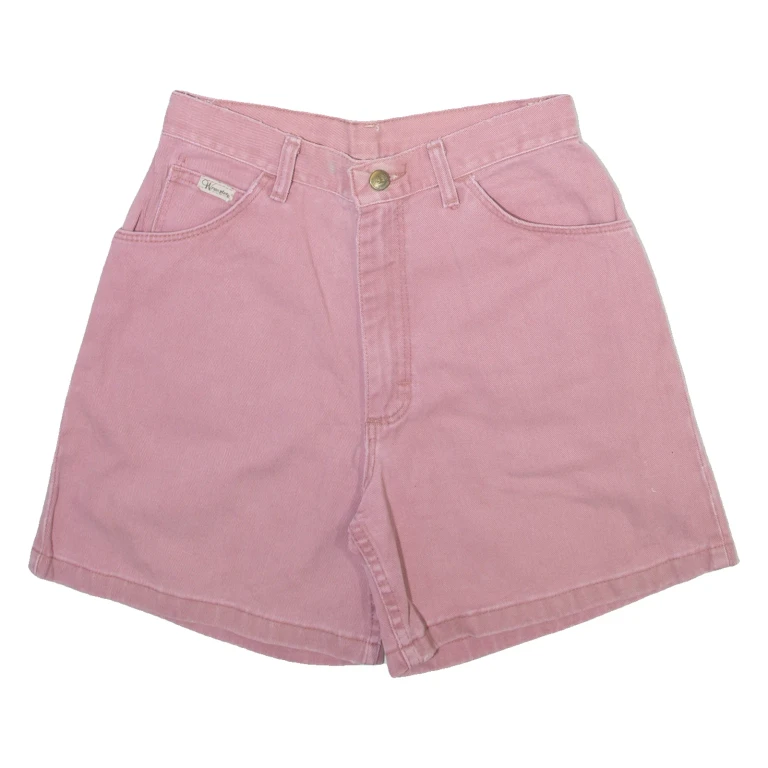 WRANGLER Womens Denim Shorts Pink XS W26