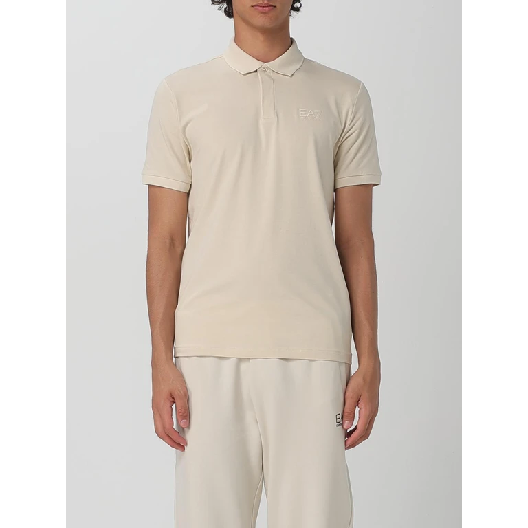 EA7 Polo Shirt Men color Yellow Cream (7M000228AF10373U1079)