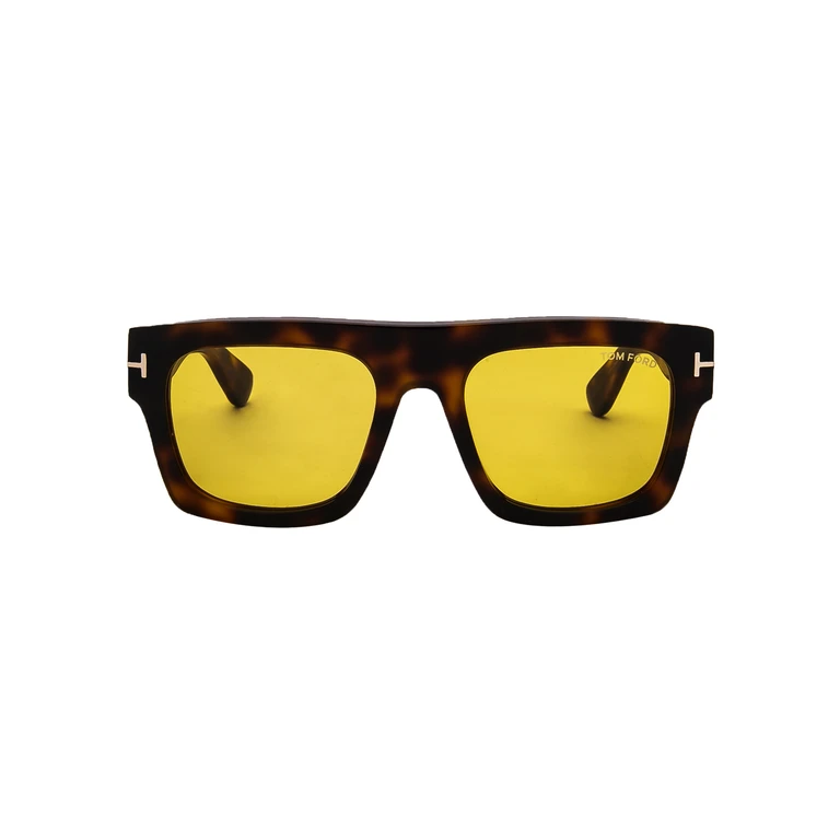 Tom Ford Fausto Brown Browline Mens Sunglasses FT0711 56E 53