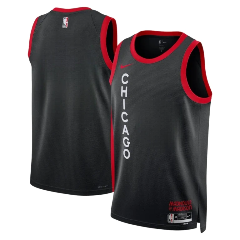 Men's NBA Chicago Bulls City Swingman Jersey 2023/24 Jerseys
