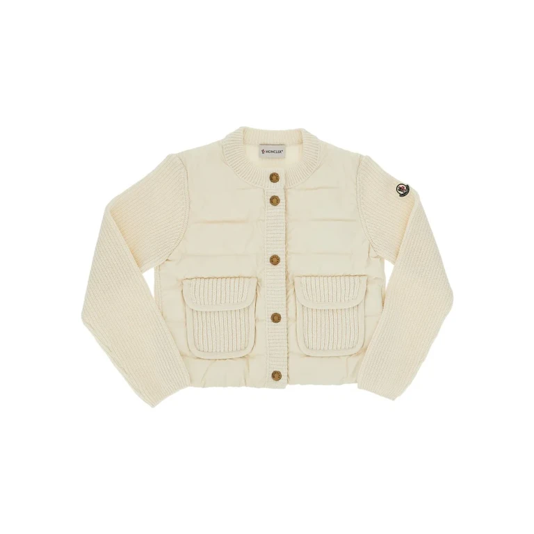 Knitted and padded microfiber cardigan Kids 12Y