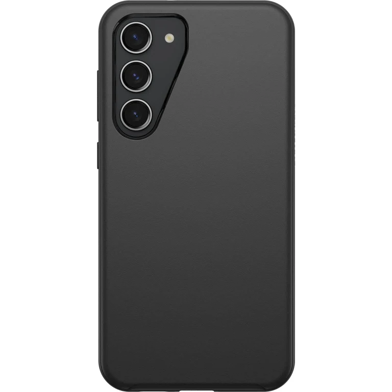 Galaxy S23+ Symmetry Series Case - Black, Ultra-Sleek, Wireless Charging Compatible, Raised Edges Protect Camera & Screen