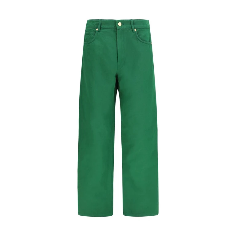'S Max Mara Bicolor Cotton Casual Pants - Women