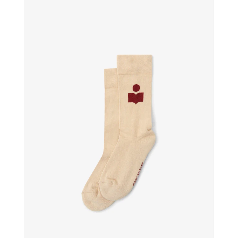 Chaussettes Siloki - Femme - Beige Profond - Isabel Marant